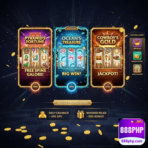 Mobile gaming experience at 888php, the best casino site PH - 888php